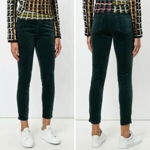 NEW J Brand Zion mid rise dark green corduroy skinny pants, women's size 31‎